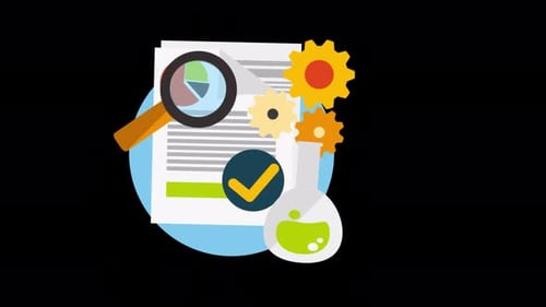 Growth Business Analysis Increasing Income 4K Alpha Channel