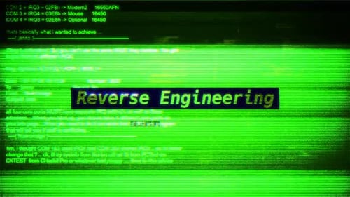 Reverse Engineering On Digital Screen Message On Computer Screens