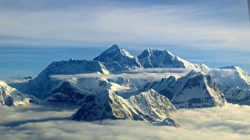 Everest Summit Aerial Shot