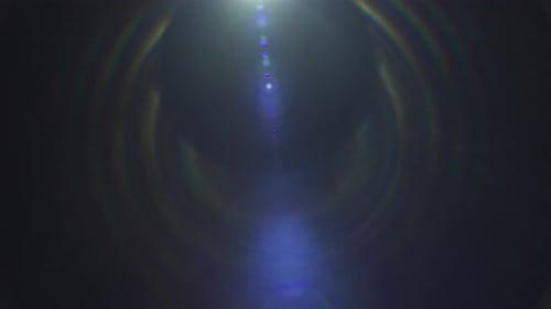 Abstract Lens Flare Optical Effect