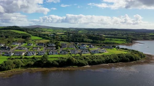 Aerial View of Donegal Town County Donegal Ireland
