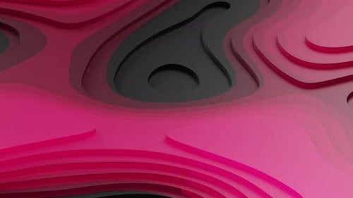 Dynamic Abstract Fluid Layered Contour Lines Background