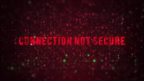 Connection Not Secure Trendy Words In Technology
