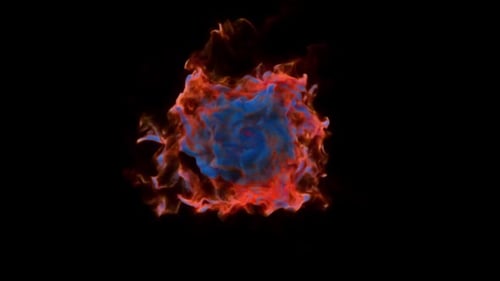 Abstract Fluid Plasma Burst Transition Effect