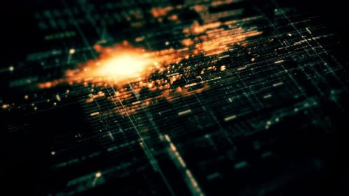 Data Matrix Nexus Advanced Simulation UI Background 04