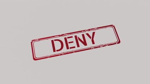 Red Ink Deny Stamp Animation