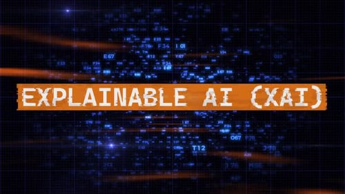 Futuristic Technology Data Grid Text Reveal