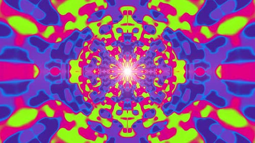 Abstract Psychedelic Stain