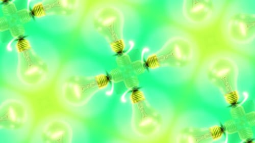 Lightbulb Abstract Background Loop 08