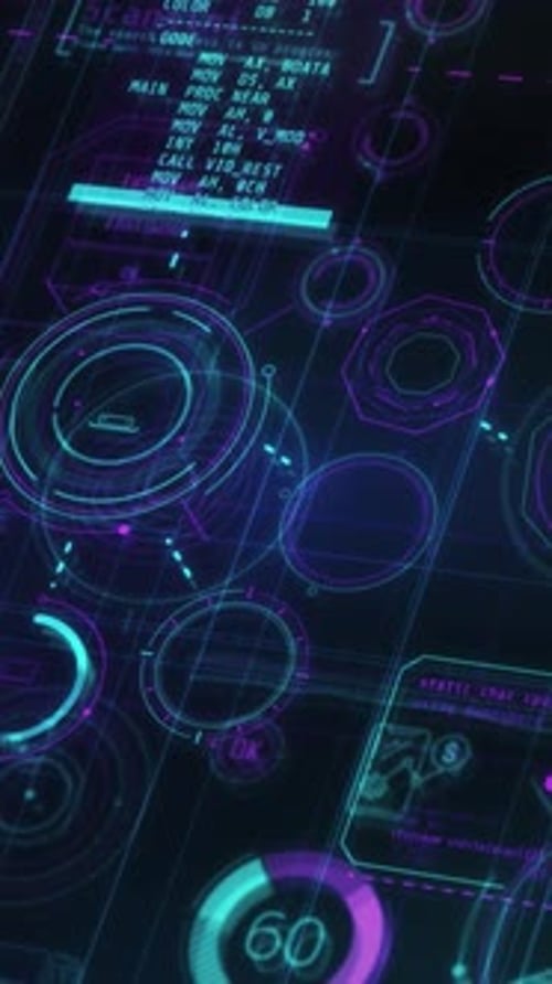 Interactive 3D Illustration of Computer Data Processing