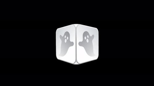Fröhliches Halloween-Icon Motion
