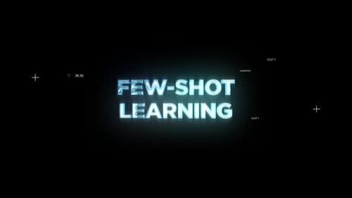 Futuristic Neon Text Reveal with Glitch Effect