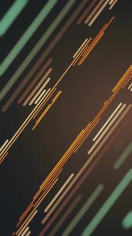 Warm Retro Stripes Vertical Background