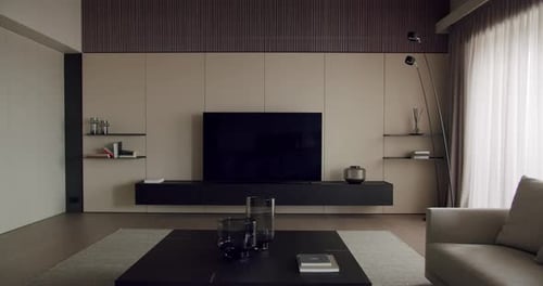 Modern Apartment Interior Design in Neutral Tones