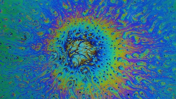 Movable Abstract Patterns On The Water, Slow Motion Stock Footage ft ...