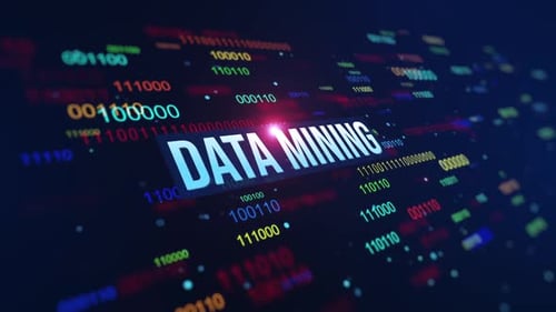 Contexte du code binaire numérique d'exploration de données