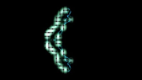 Abstract Woven Grid Electric Transition Reveal