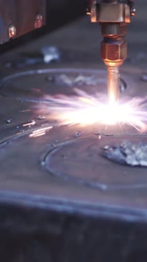 Metal Cutting with Laser Machine