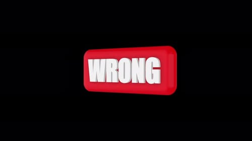 3D Cross Wrong Animation Alpha Channel