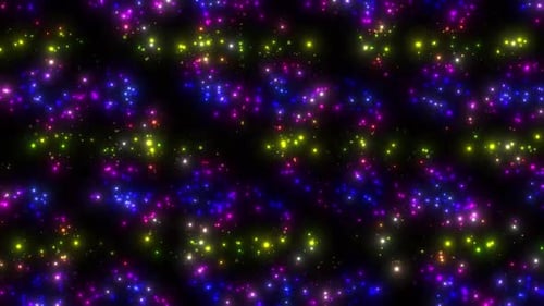 Vibrant Sparkling Celebration Particles Background