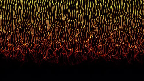 fire particle system seamless VJ loop 4K