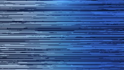 Abstract digital background with transforming horizontal lines and dots. Visualization of connection