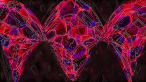 Animation Bubbles Glass Multicolored | HD