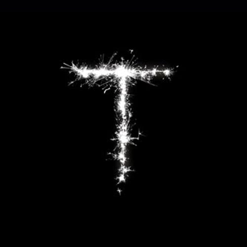 Sparkler Effect Letter T Drawing Animation