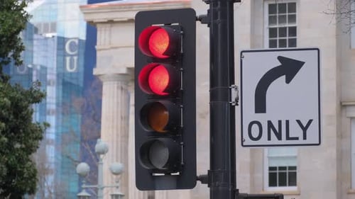 The Traffic Light is Red in the USA