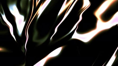 Abstract Fluid Iridescent Light Waves Background Loop