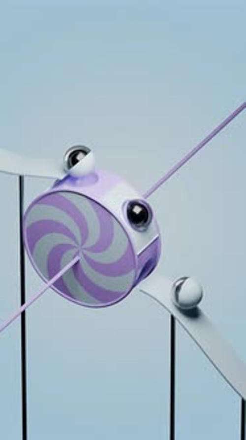 Marbles Path 3D-Schleifenanimation