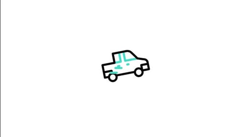Pickup Truck Animated Icon