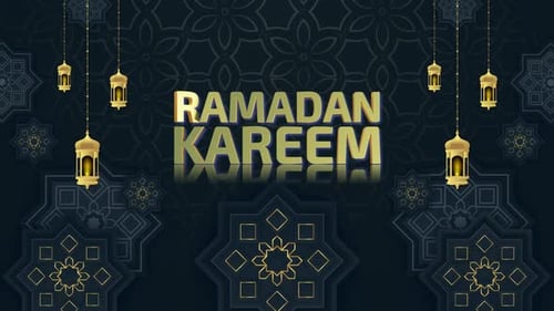 Ramadan Kareem Background Loop