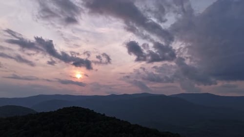 Sunset Cloud Zeitraffer