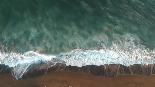 Calm beach soothing nature stock footage
