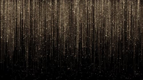 Elegant Golden Glitter Particles Falling Luxury Background