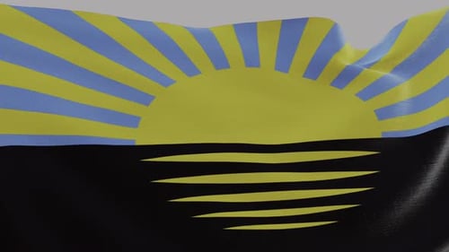 Flagge der Oblast Donezk