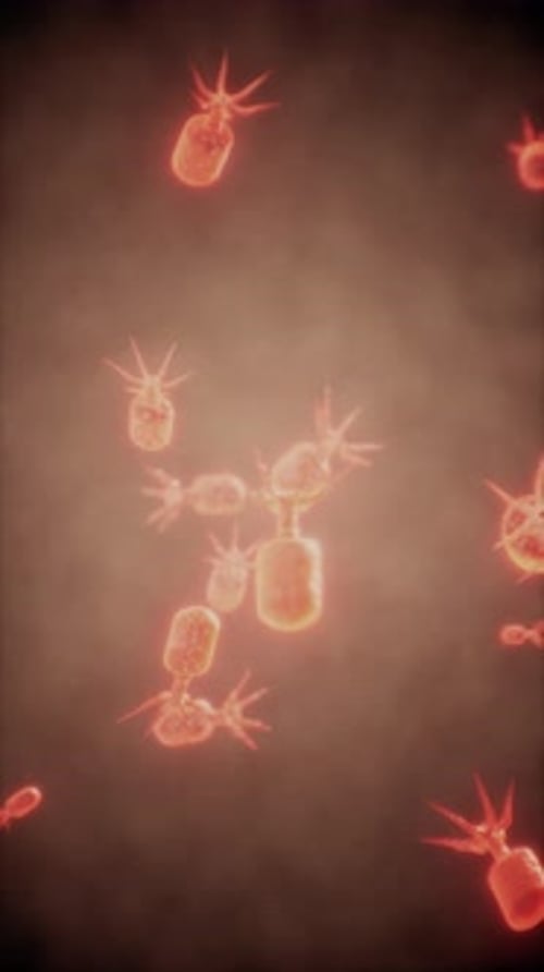 Viewing the Navirus Under a Digital Microscope