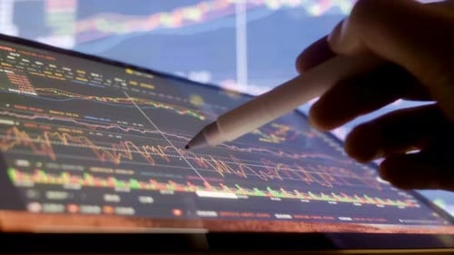 Stock Market, Trading Chart, Investing, Finance