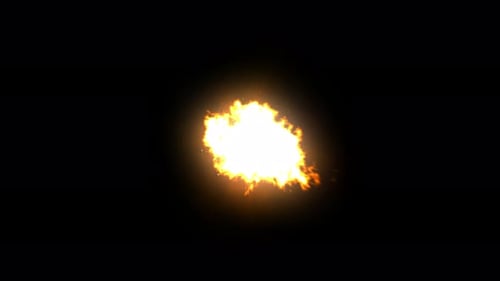 Rapid Fire Gunshot VFX Elements with Sparks