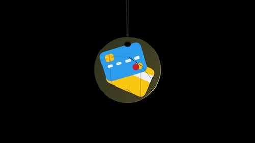 Kreditkarten-Alpha-Animation