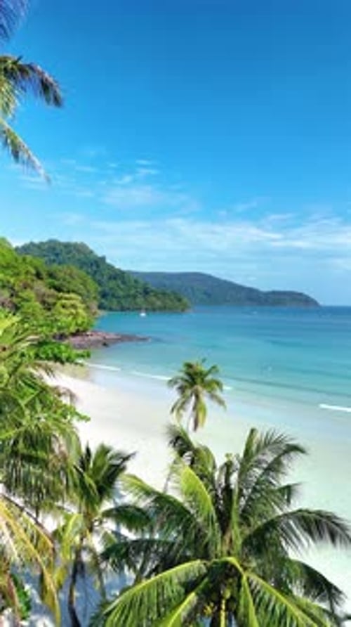 Witness Breathtaking Tranquility on Koh Kood Island in Thailand with Pristine Beaches and Palm Trees