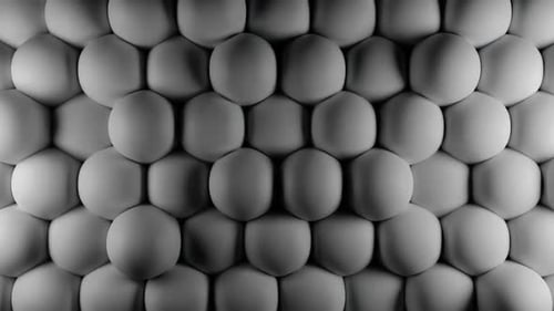 Pulsating Geometric Spheres Abstract Seamless Background Animation