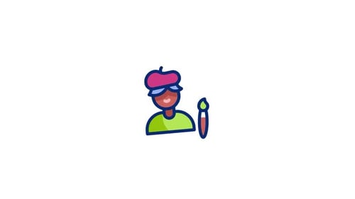 Artist Animated Icon