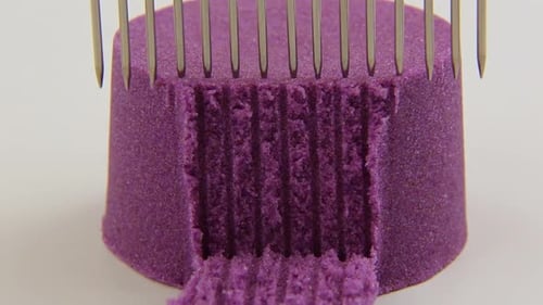 Satisfying Relaxing Kinetic Sand ASMR Pleasant Relaxing Resting State