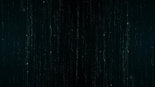 Bucle de fondo animado de partículas de línea oscura