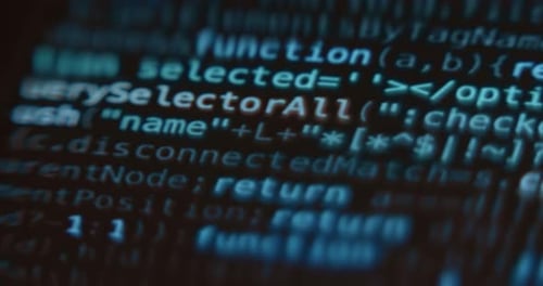 Code informatique coloré à des fins de développement Web