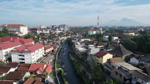 Yogyakarta Flugaufnahme