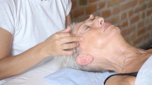 Relaxing Head Massage for Adult Woman