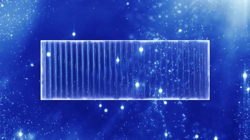 Abstract Blue Light Shimmering Logo Reveal